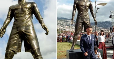 Cristiano Ronaldo statue