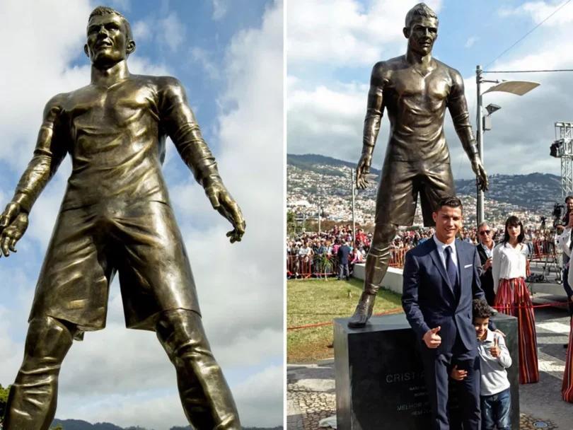 Cristiano Ronaldo statue