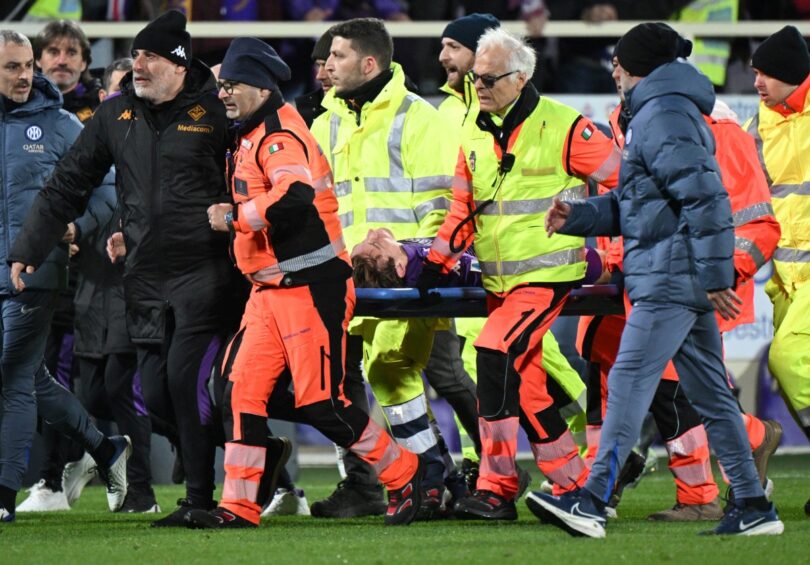 Fiorentina vs. Inter Halted as Edoardo Bove Collapses on the Pitch