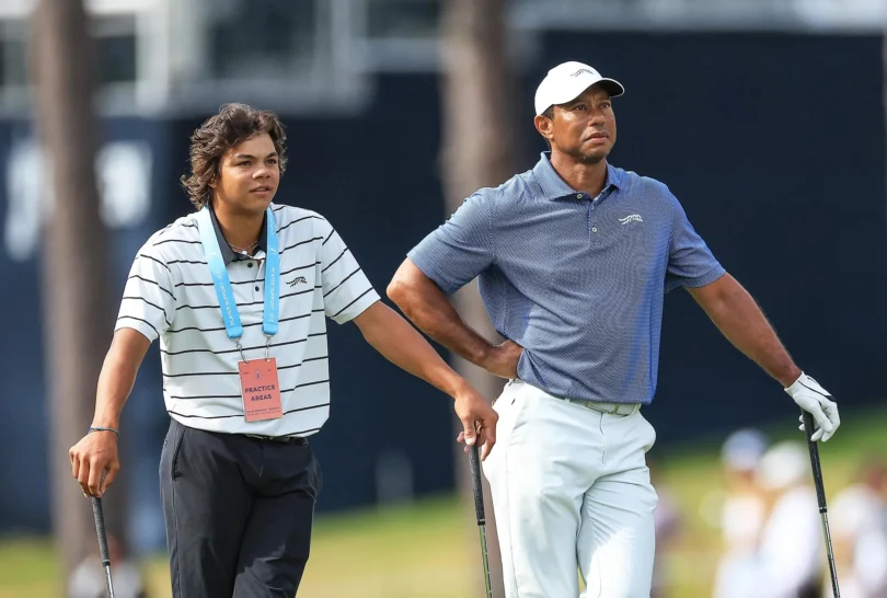 Tiger Woods and Son Charlie Share the Lead at PNC Championship